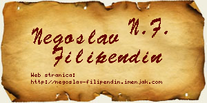 Negoslav Filipendin vizit kartica